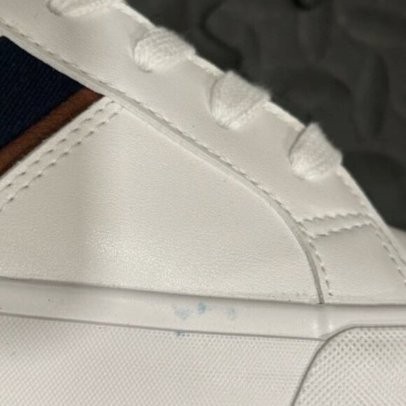 NEW Nautica Garrison 2 Leather Sneakers Men’s Size 11 White/Brown Casual Shoes - Picture 13 of 13